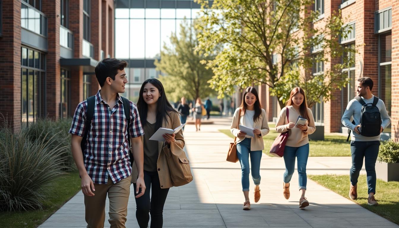 Structured study materials and learning resources on a desk